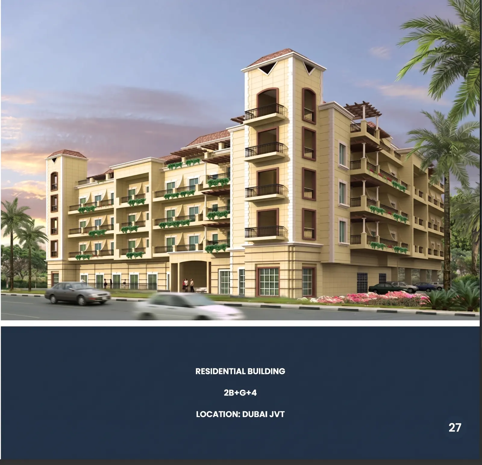 Residential Building (2B + G + 4)